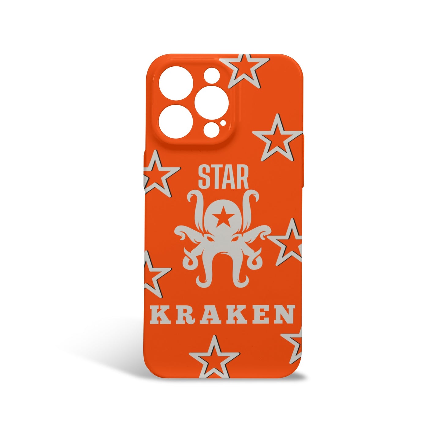 Star Kraken Dark Orange IPhone 15 Pro Max Phone Case Protector