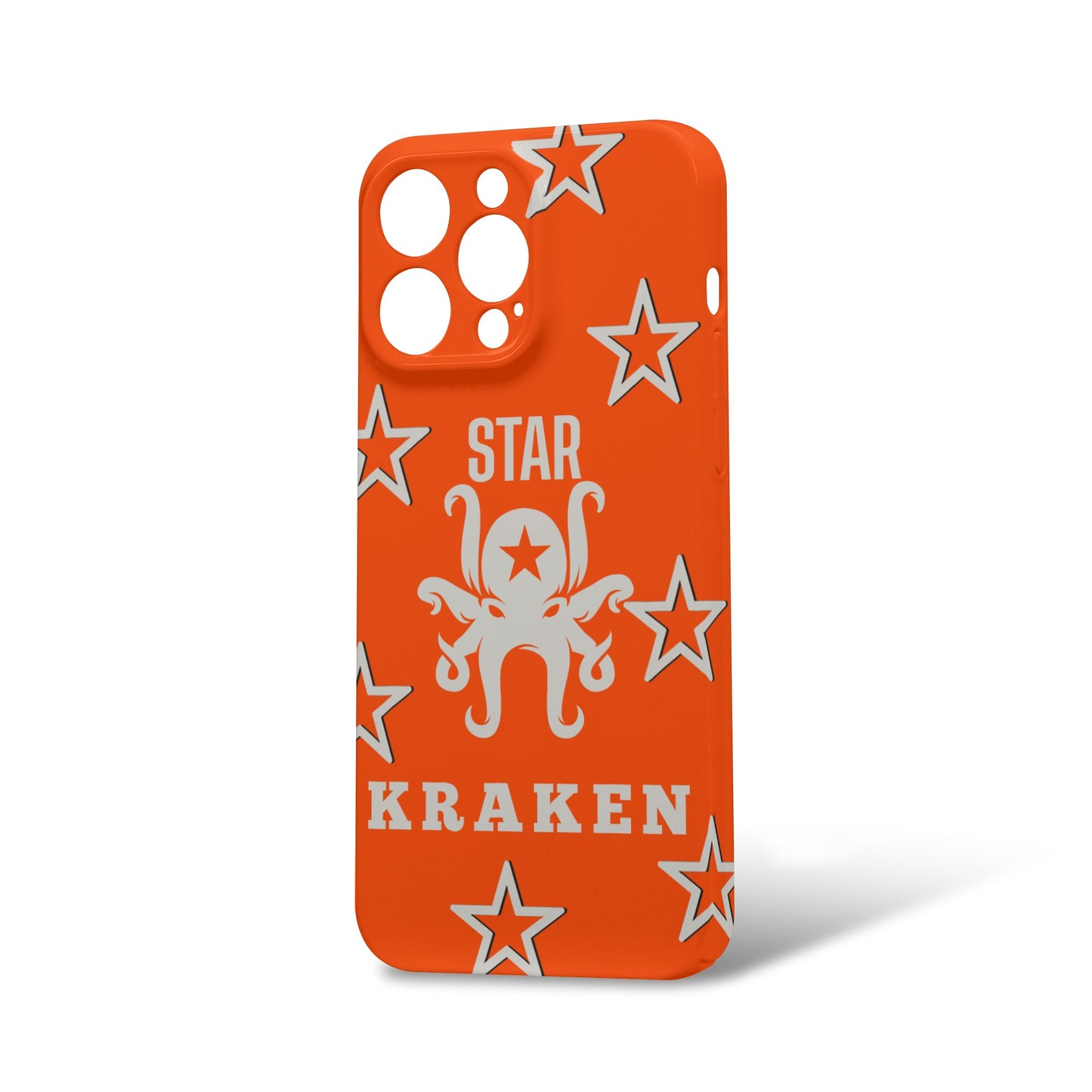 Star Kraken Dark Orange IPhone 15 Pro Max Phone Case Protector