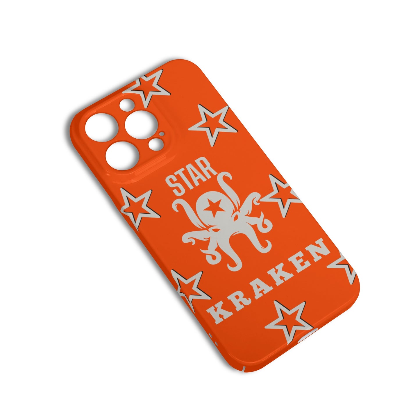 Star Kraken Dark Orange IPhone 15 Pro Max Phone Case Protector