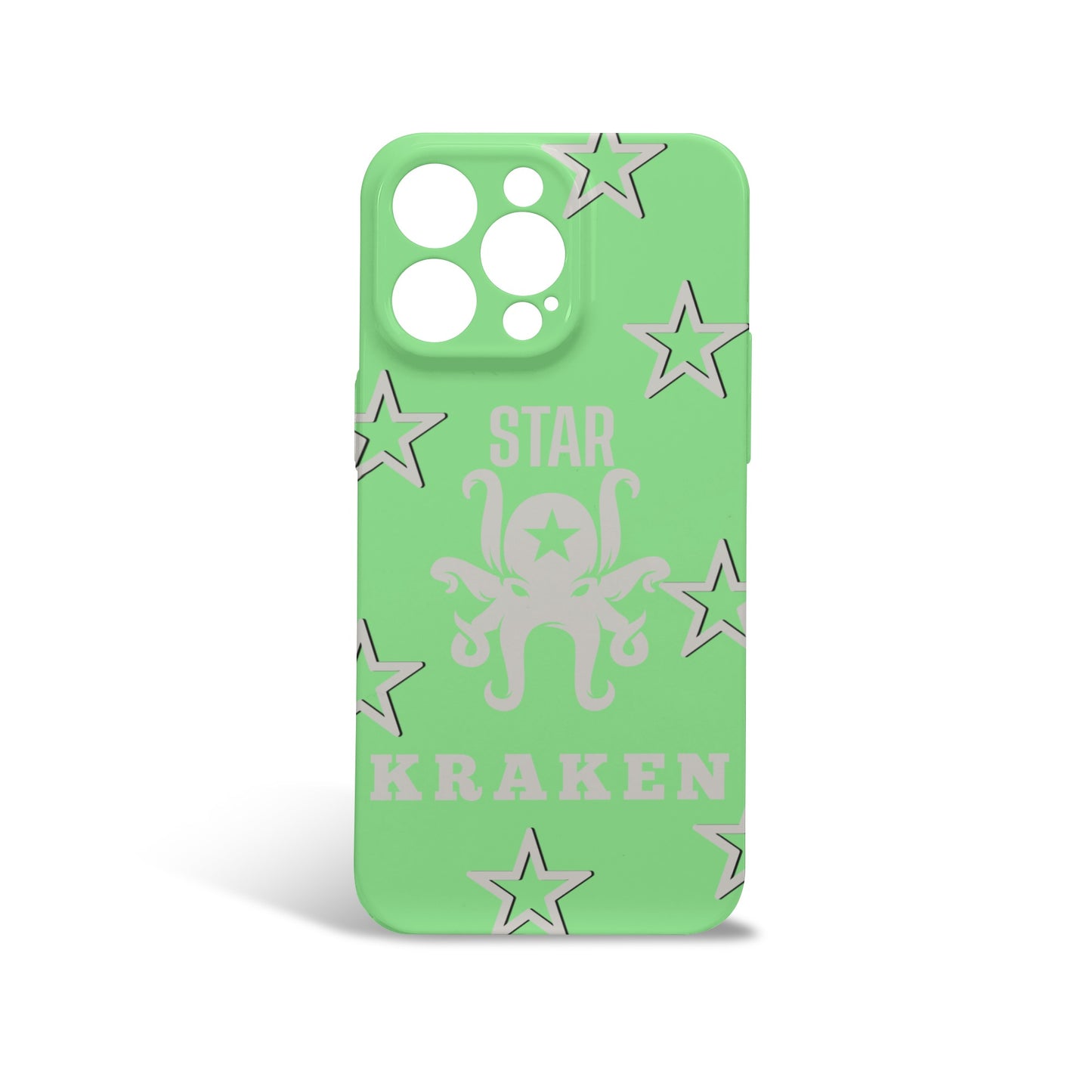 Star Kraken Mint Green IPhone 15 Pro Max Phone Case Protector