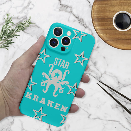 Star Kraken Turquoise IPhone 15 Pro Max Phone Case Protector