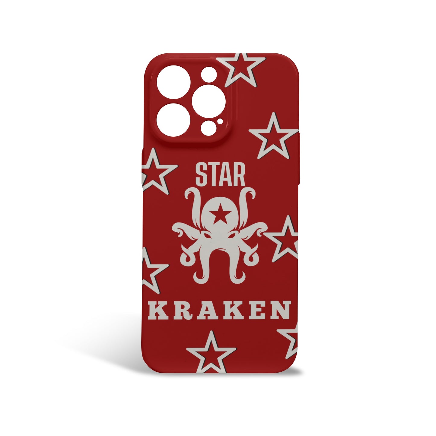 Star Kraken Maroon IPhone 15 Pro Max Phone Case Protector