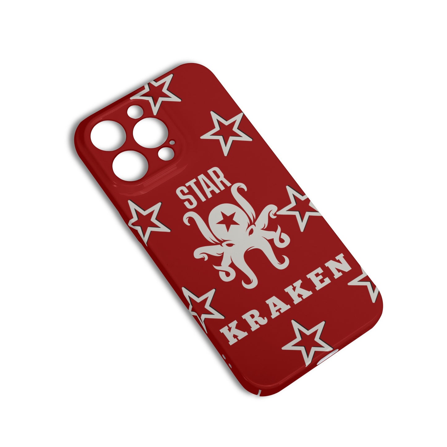 Star Kraken Maroon IPhone 15 Pro Max Phone Case Protector