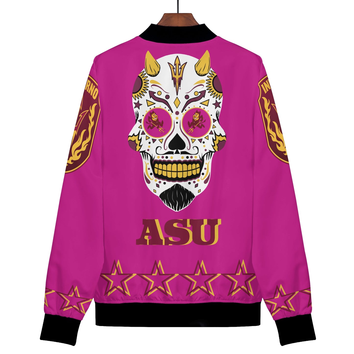 Sun Devils Stars Edition Womens Purple Zip Up Jacket