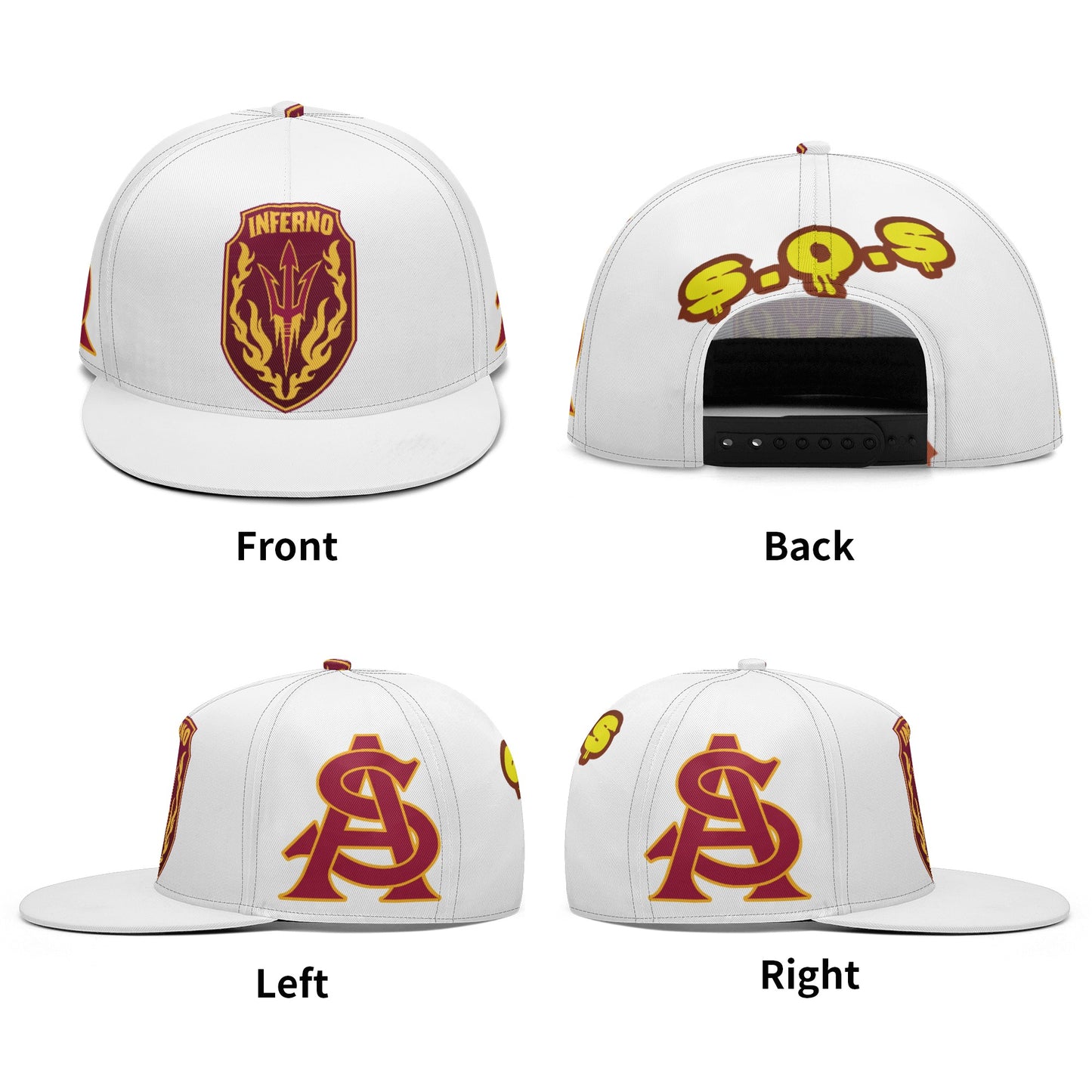 Sun Devil S.O.S Edition White Snapbacks