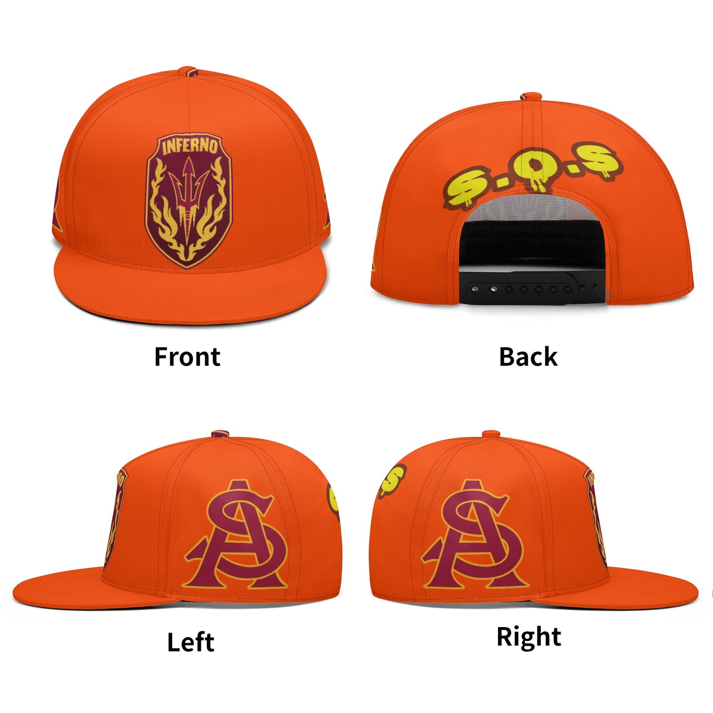 Sun Devil S.O.S Edition Dark Orange Snapbacks