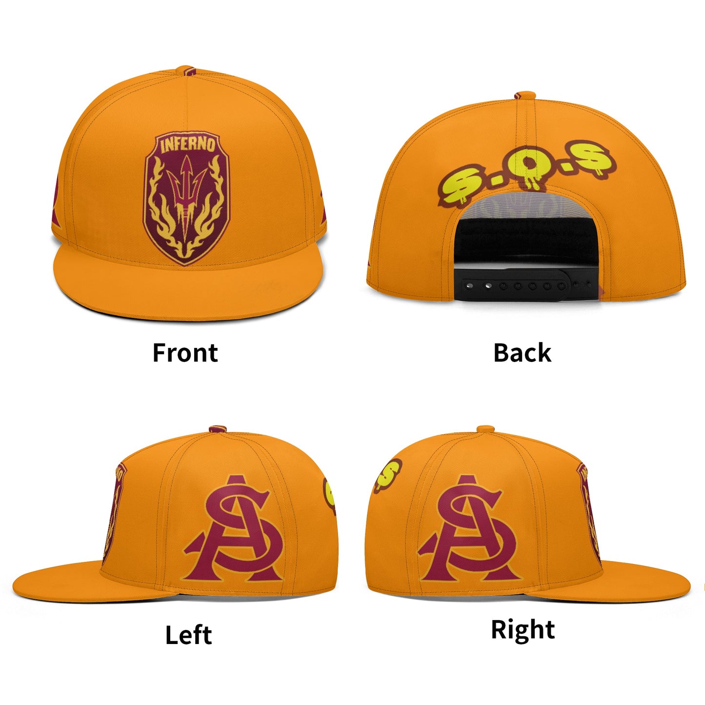 Sun Devil S.O.S Edition Orange Snapbacks