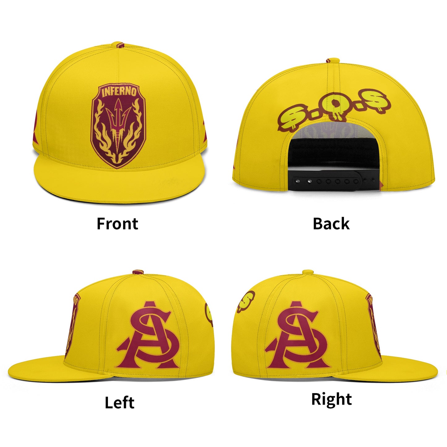 Sun Devil S.O.S Edition Gold Snapbacks