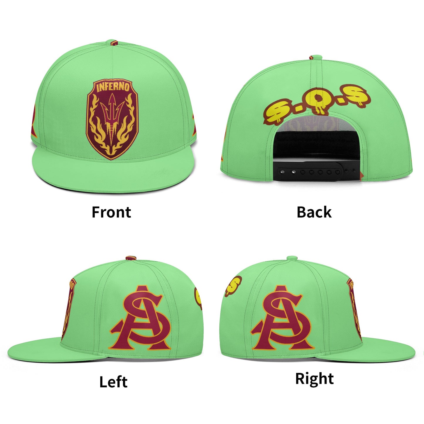 Sun Devil S.O.S Edition Mint Green Snapbacks