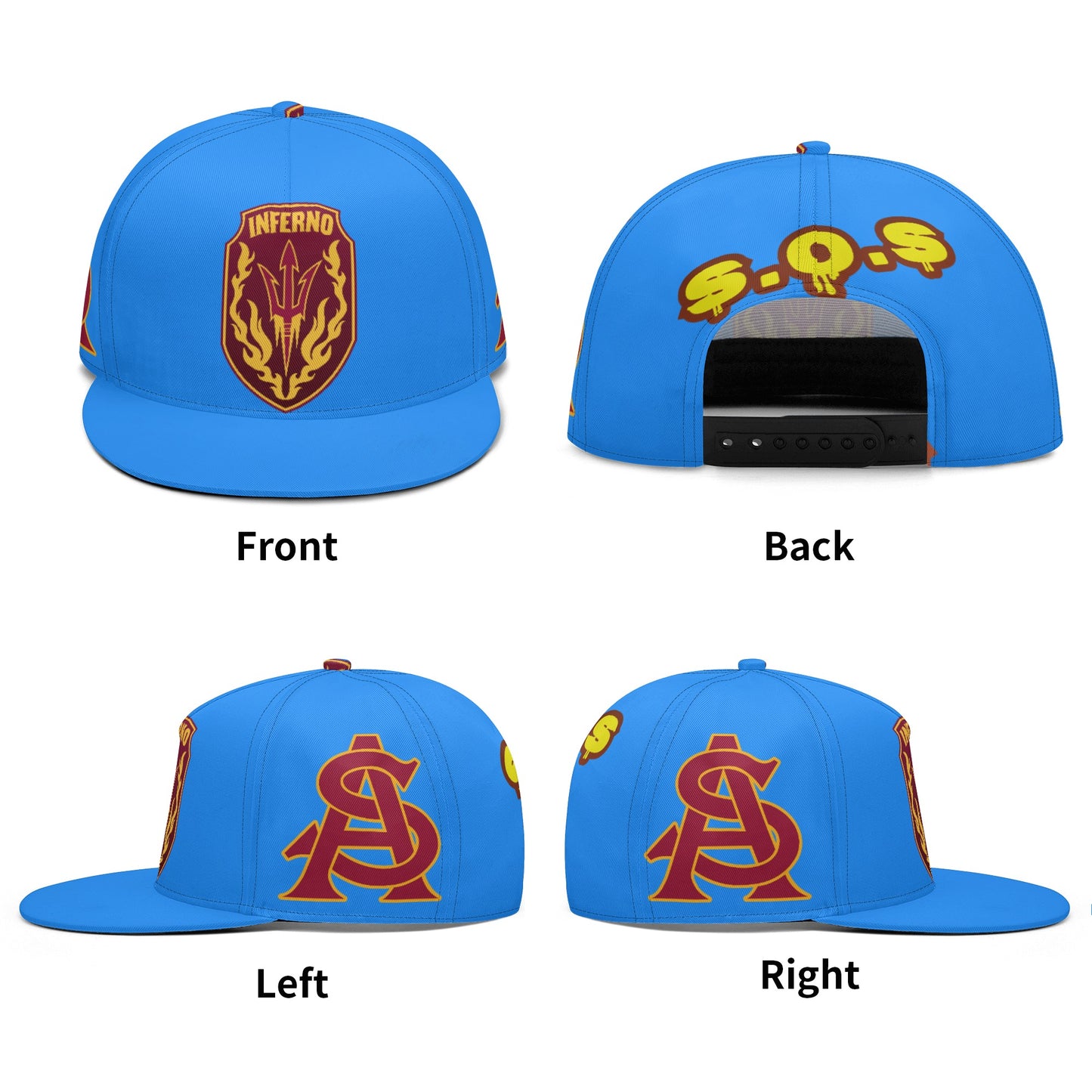 Sun Devil S.O.S Edition Blue Snapbacks