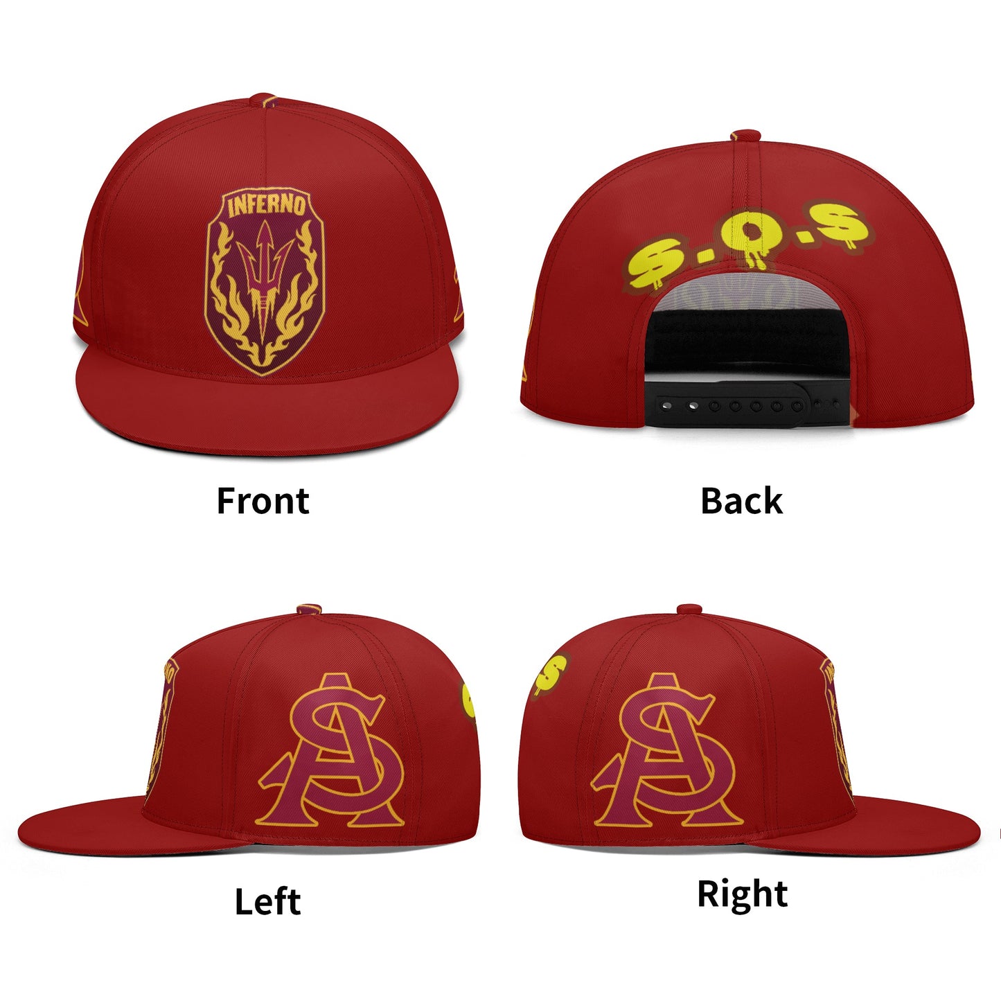 Sun Devil S.O.S Edition Maroon Snapbacks