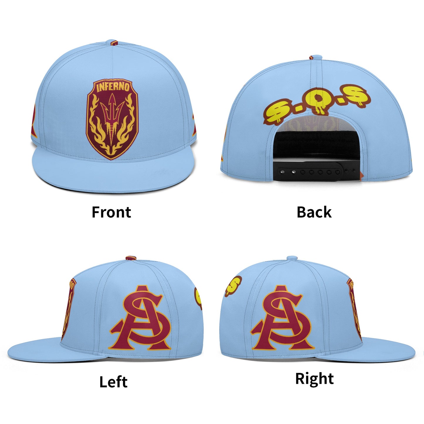 Sun Devil S.O.S Edition Sky Blue Snapbacks