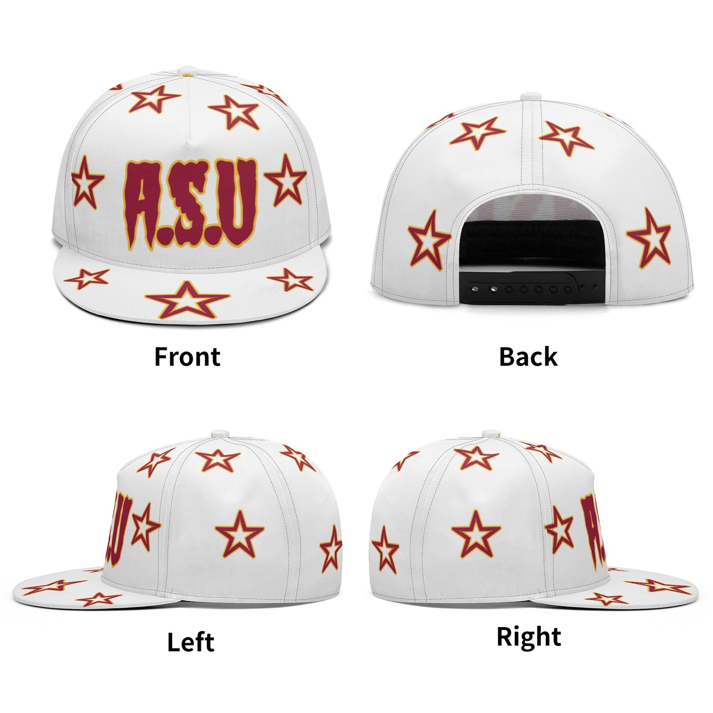 Sun Devil S.O.S Stars Edition White Snapbacks