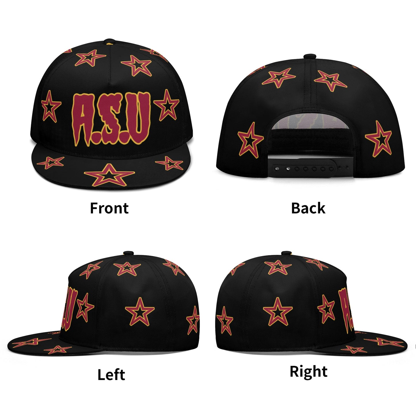 Sun Devil S.O.S Stars Edition Black Snapbacks