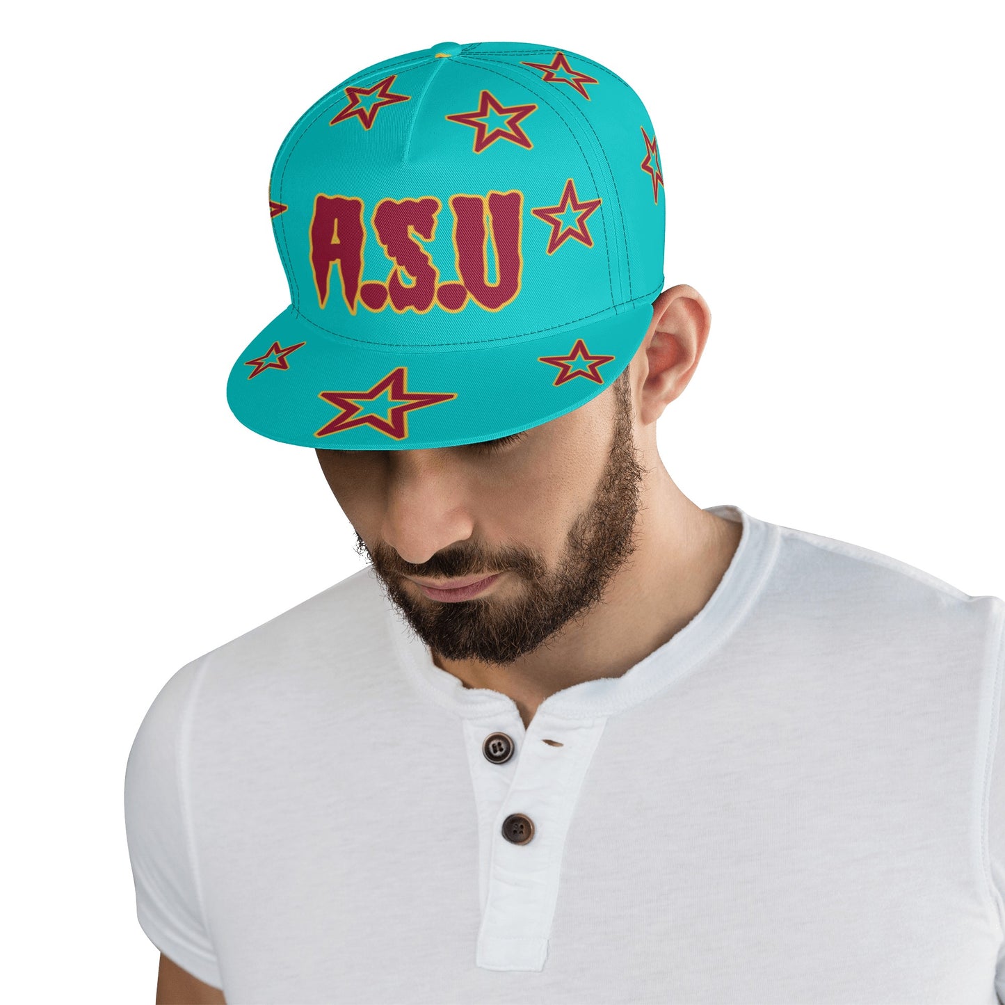 Sun Devil S.O.S Stars Edition Turquoise Snapbacks