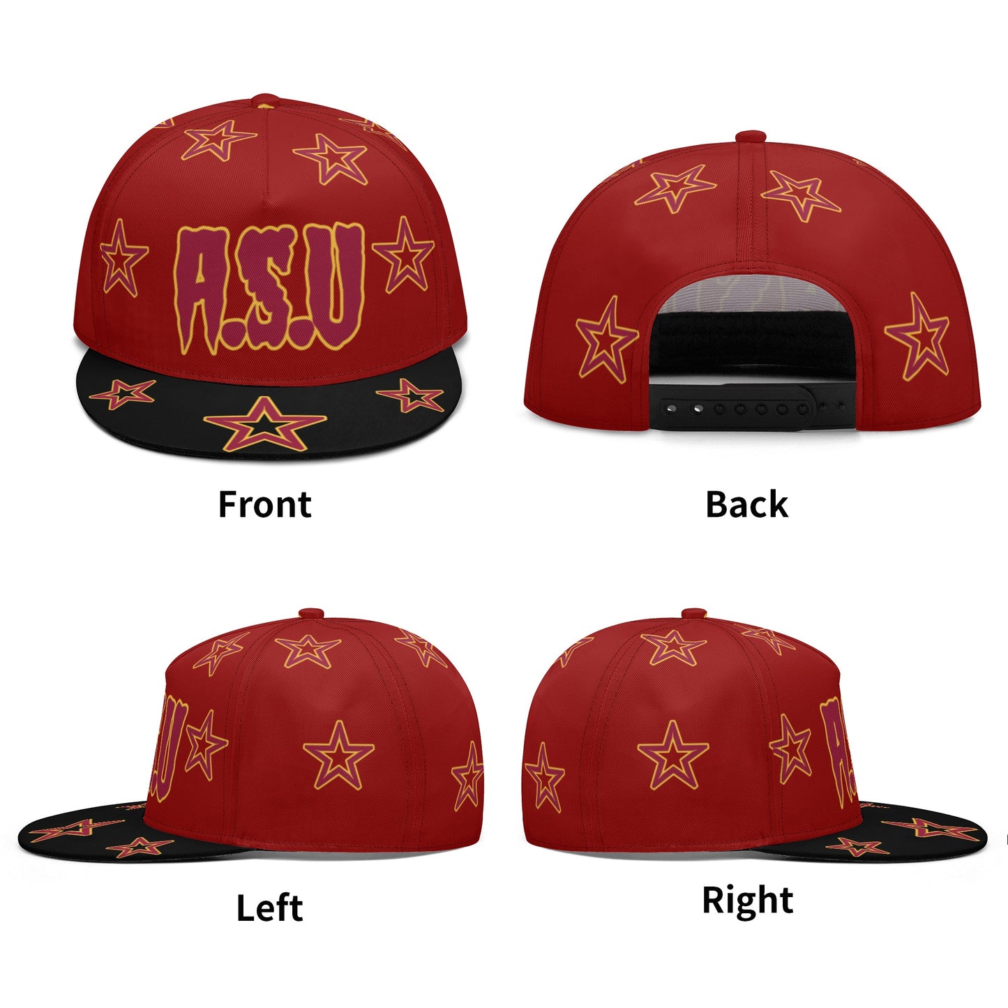 Sun Devil S.O.S Stars Edition Maroon Snapbacks