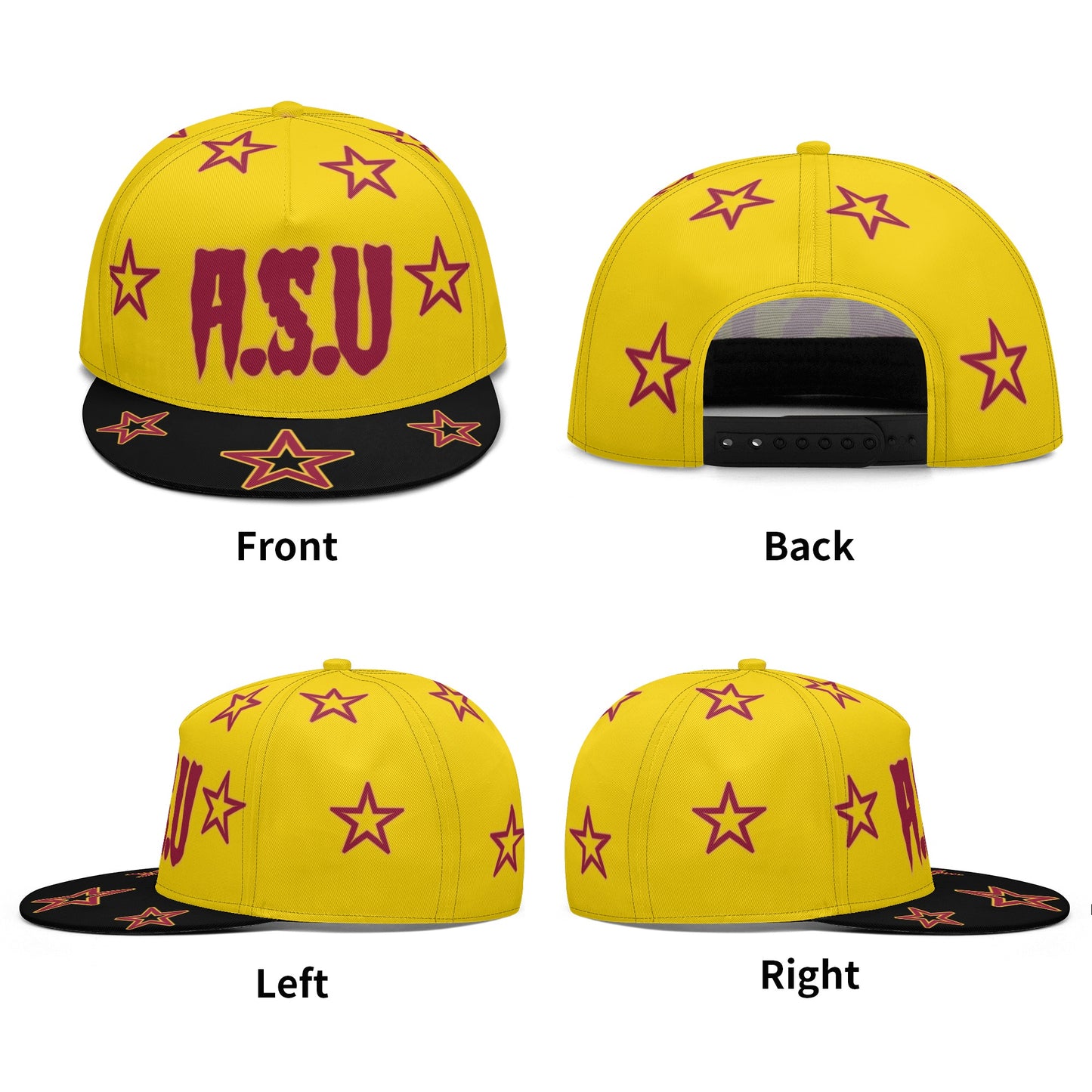 Sun Devil S.O.S Stars Edition Gold/Black Snapbacks