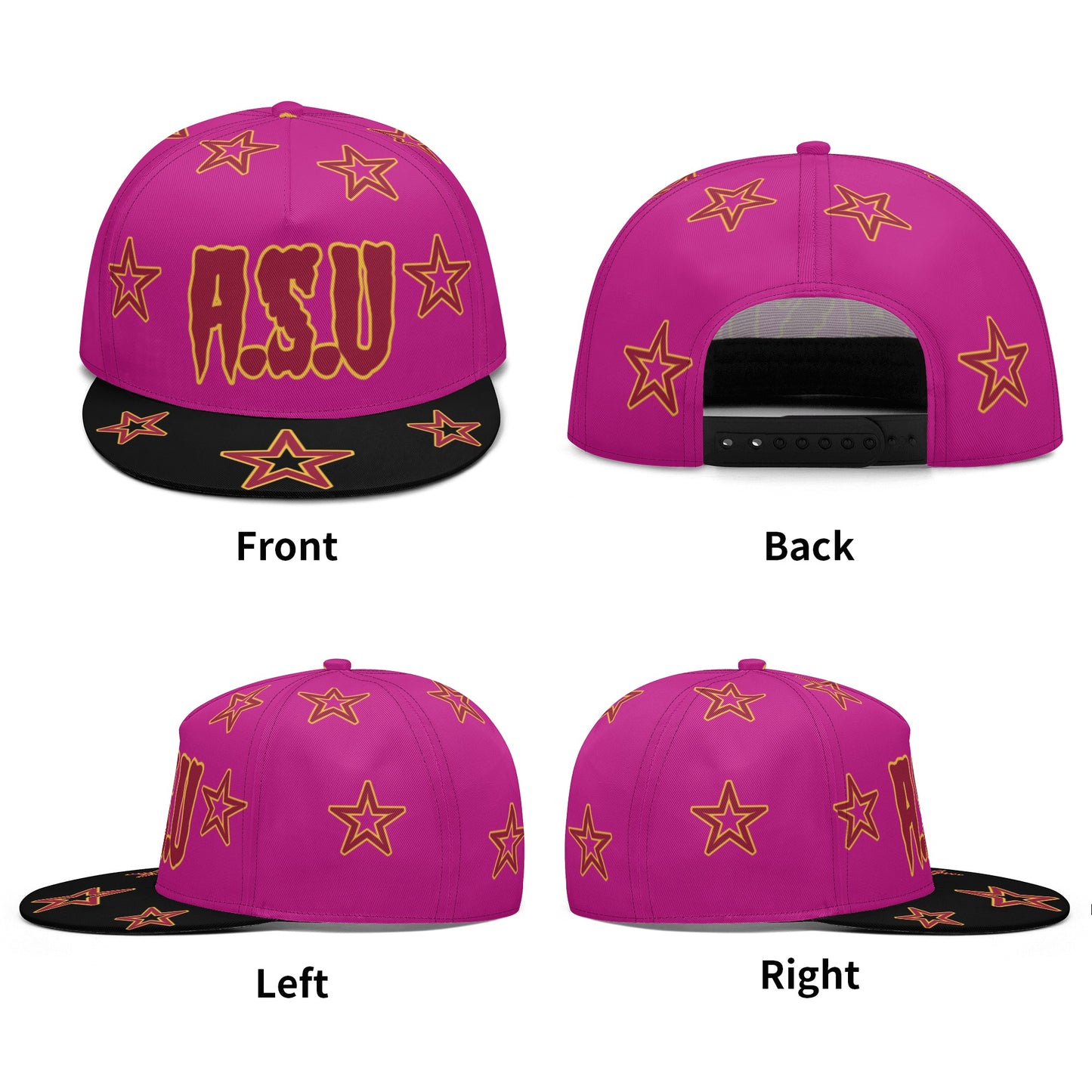 Sun Devil S.O.S Stars Edition Purple/Black Snapbacks