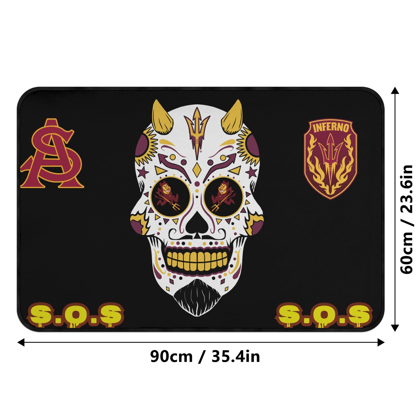 Sun Devil S.O.S Edition Non-slip Room Rug