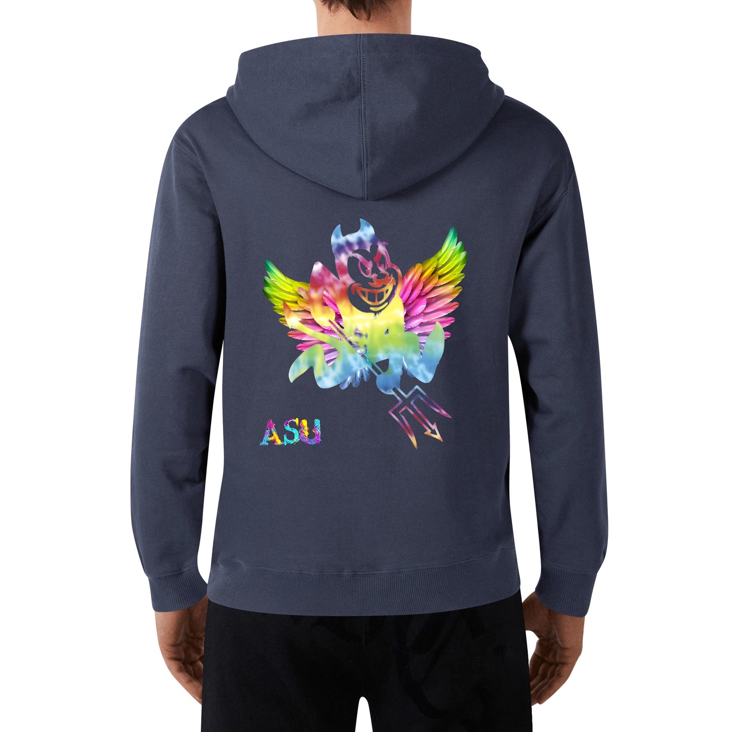 Sun Devil S.O.S Tie Die Edition Adult Cotton Hoodie