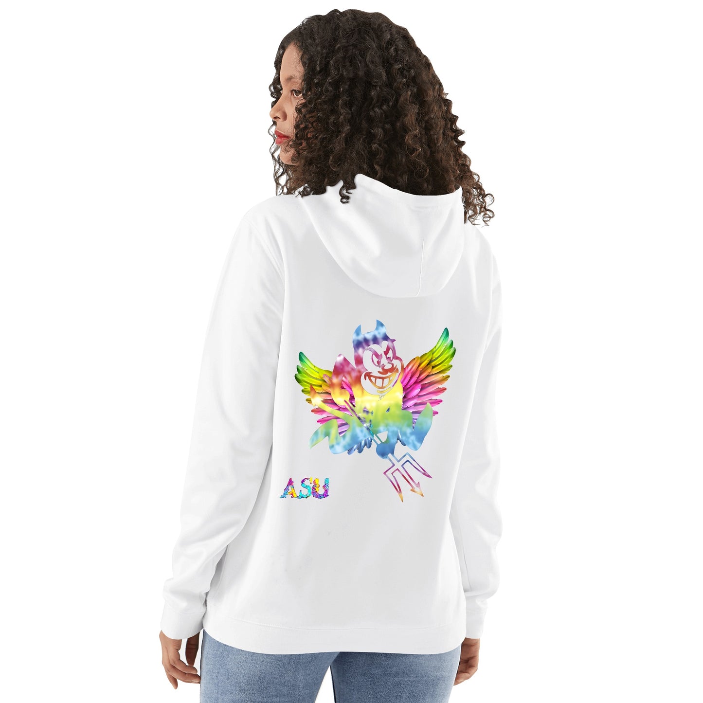 Sun Devil S.O.S Tie Die Edition Adult Cotton Hoodie