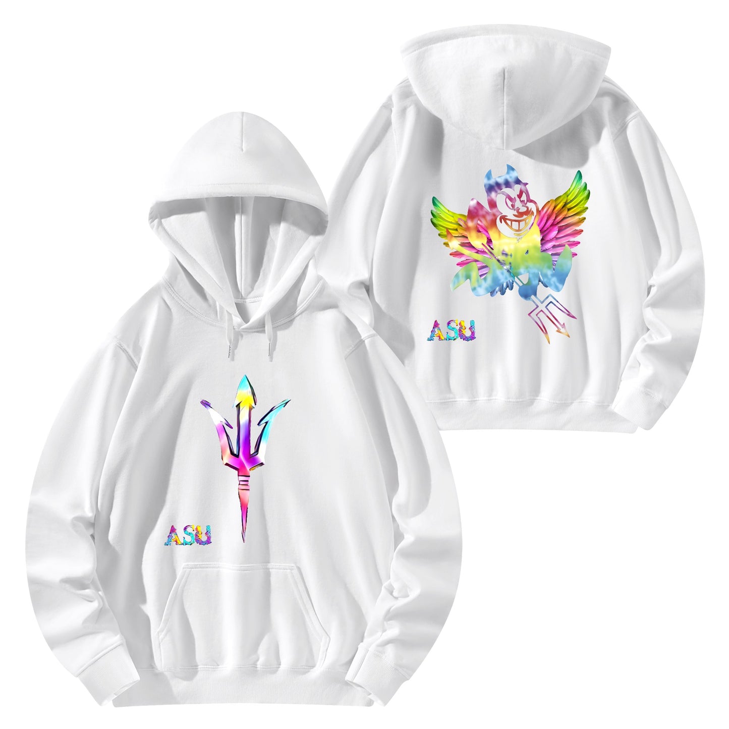 Sun Devil S.O.S Tie Die Edition Adult Cotton Hoodie