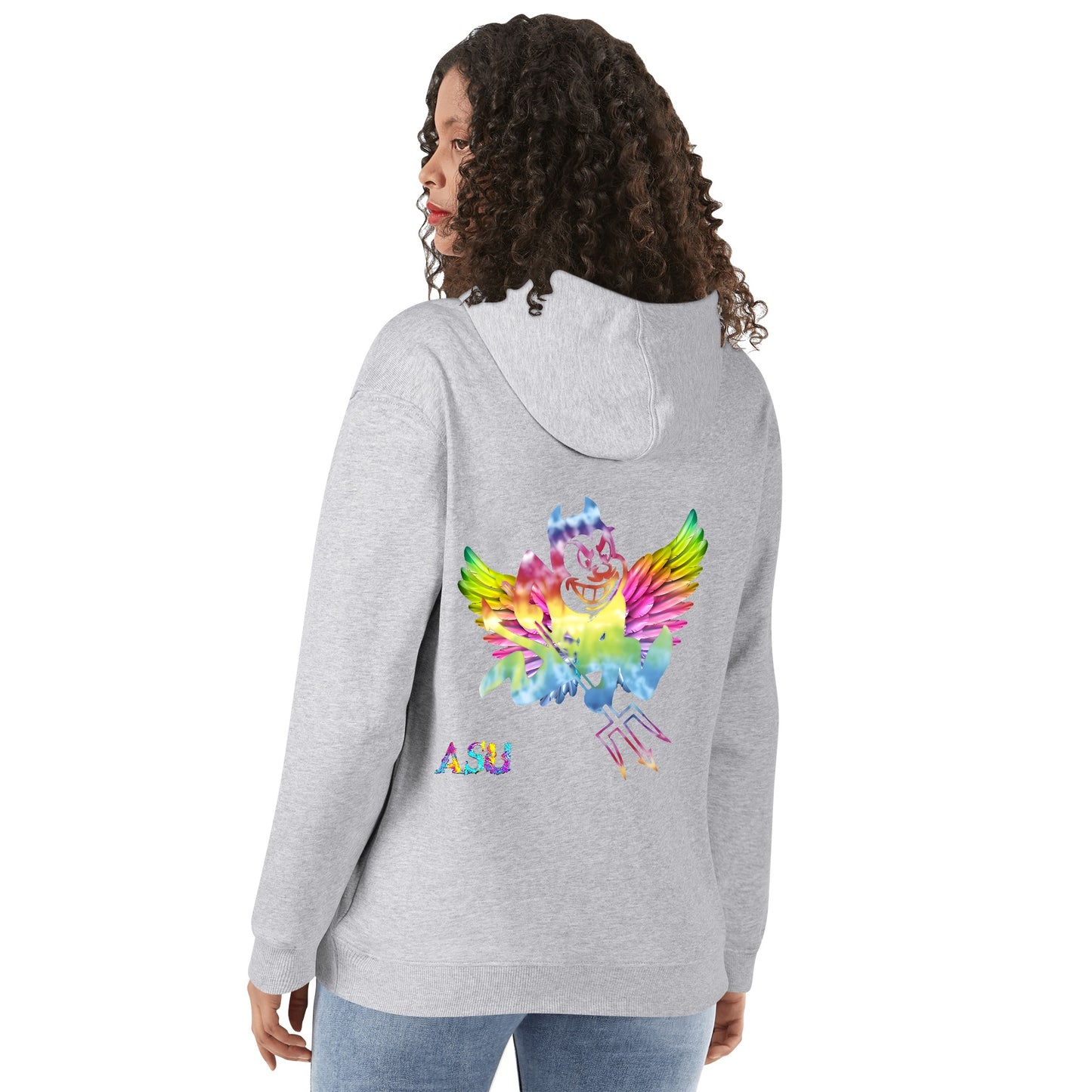 Sun Devil S.O.S Tie Die Edition Adult Cotton Hoodie