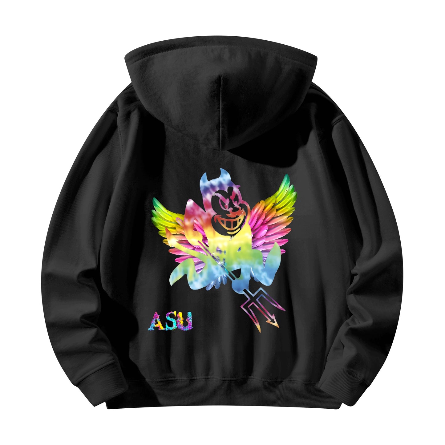 Sun Devil S.O.S Tie Die Edition Adult Cotton Hoodie