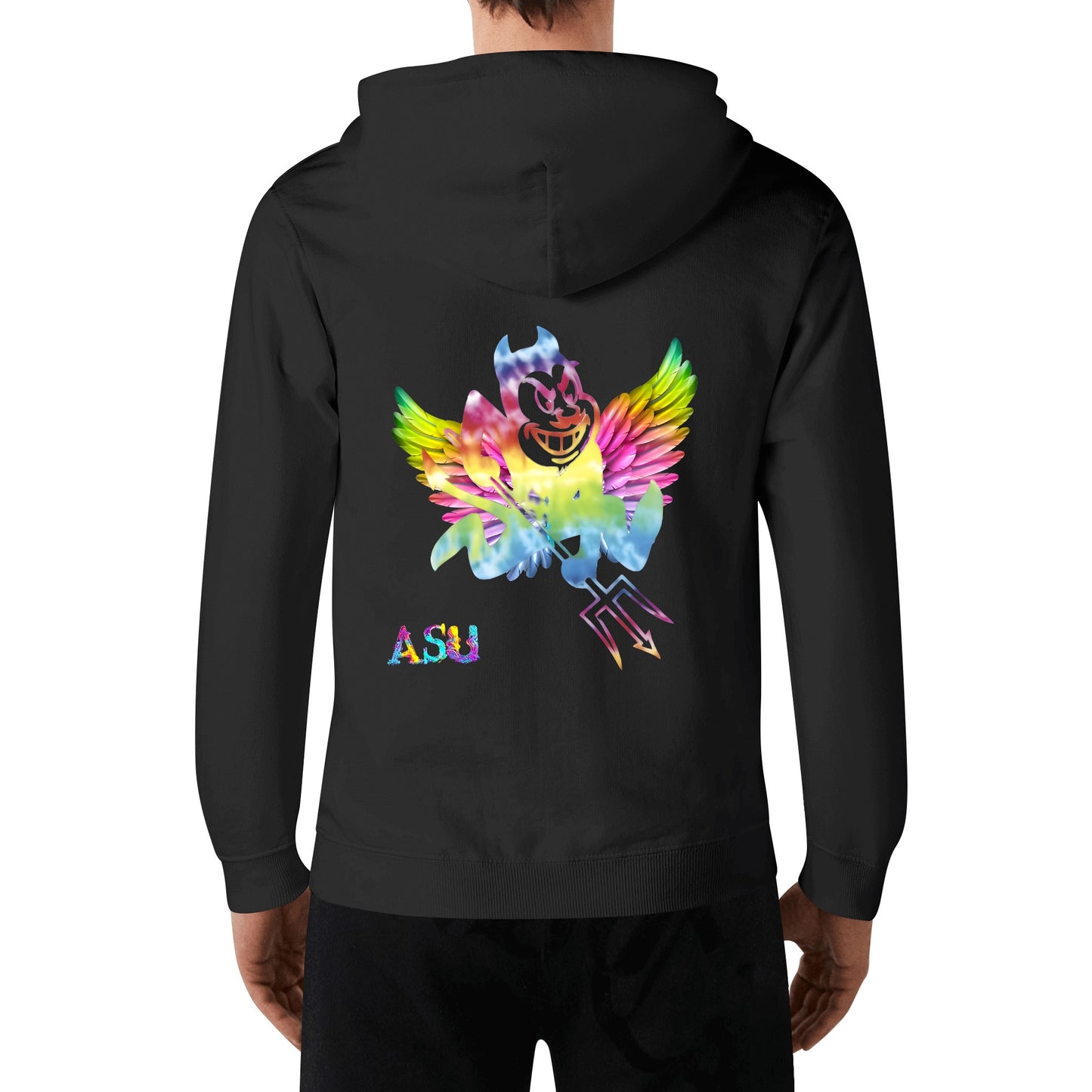 Sun Devil S.O.S Tie Die Edition Adult Cotton Hoodie