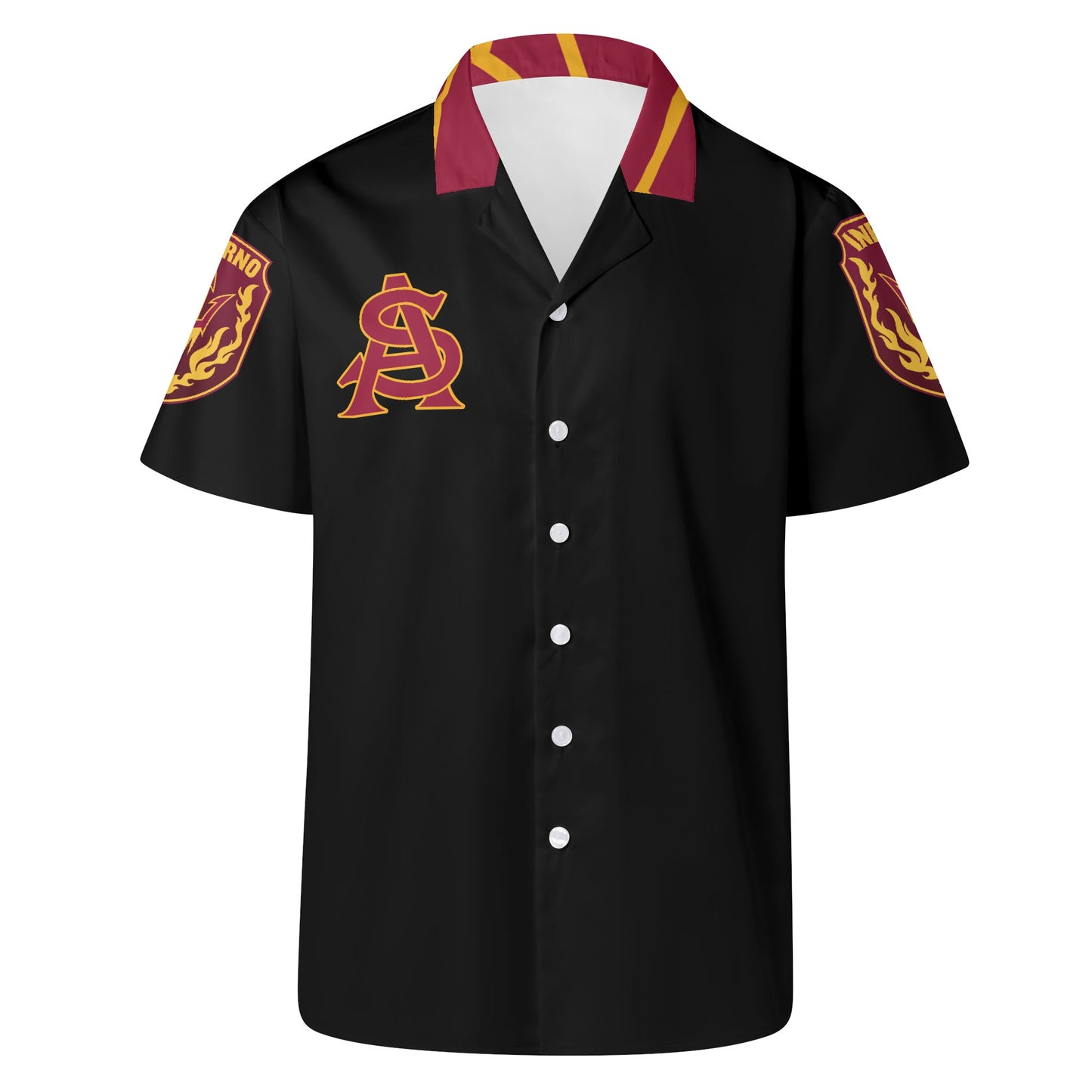 Sun Devil S.O.S Edition Mens Black Hawaiian Shirt