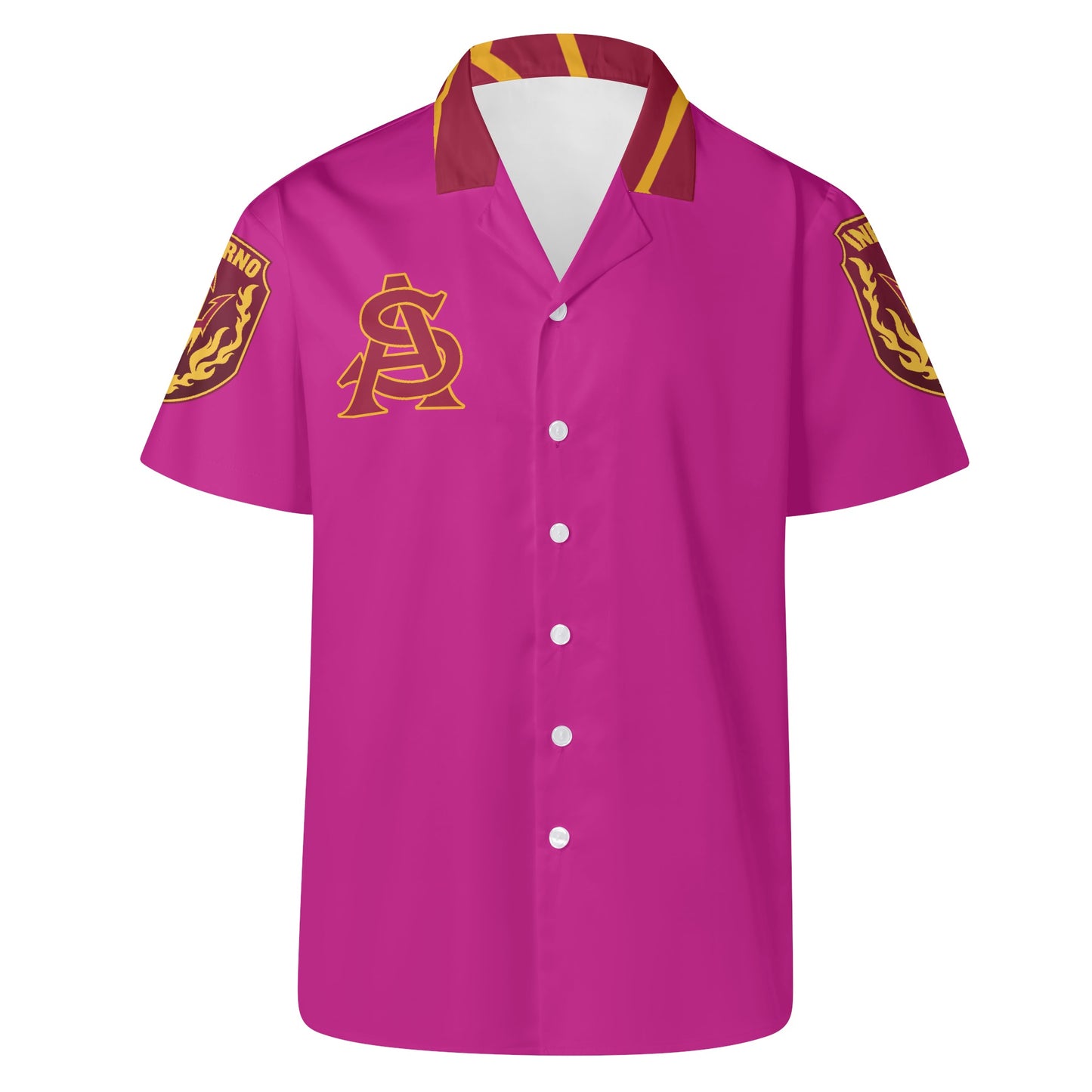 Sun Devil S.O.S Edition Mens Purple Hawaiian Shirt