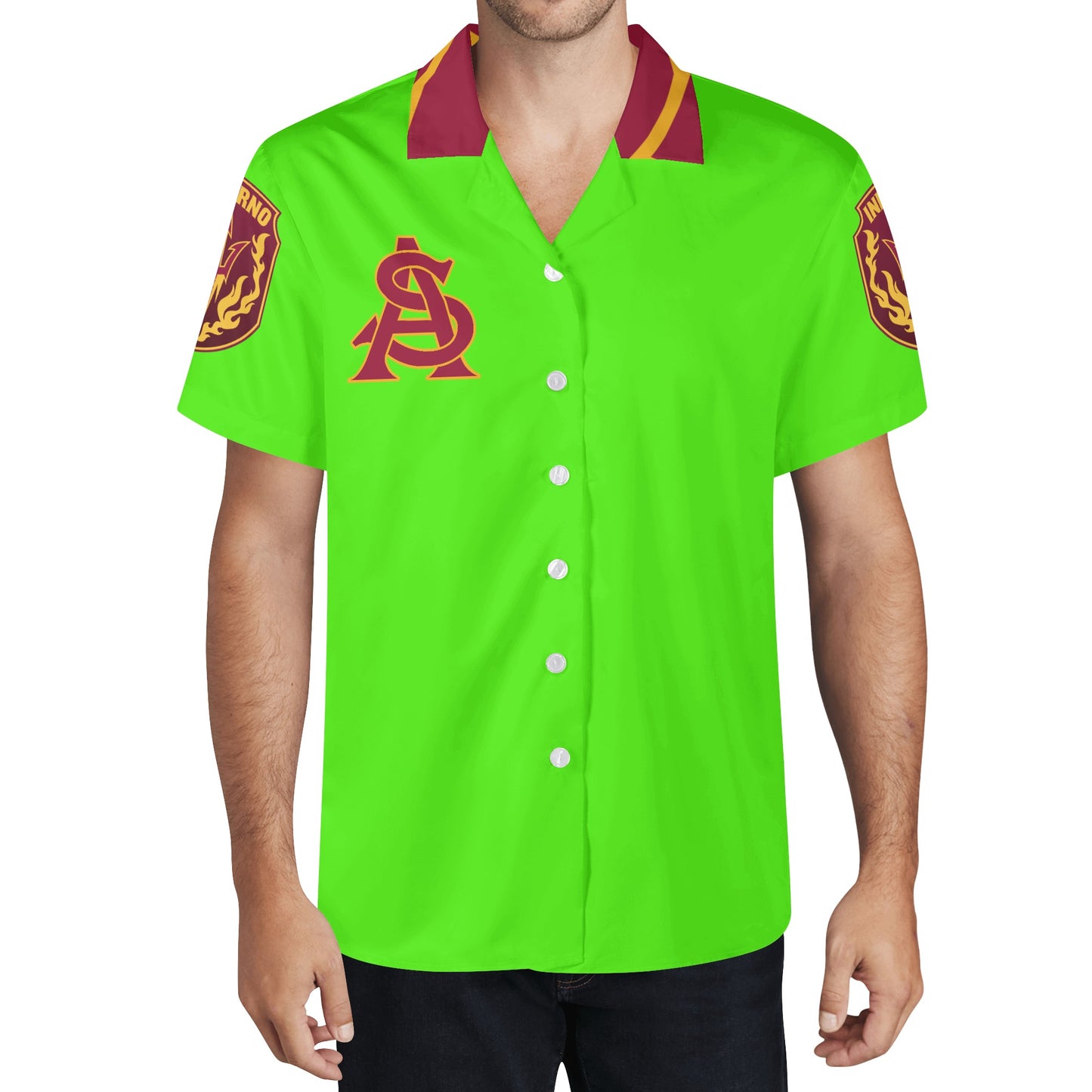 Sun Devil S.O.S Edition Mens Goo Green Hawaiian Shirt