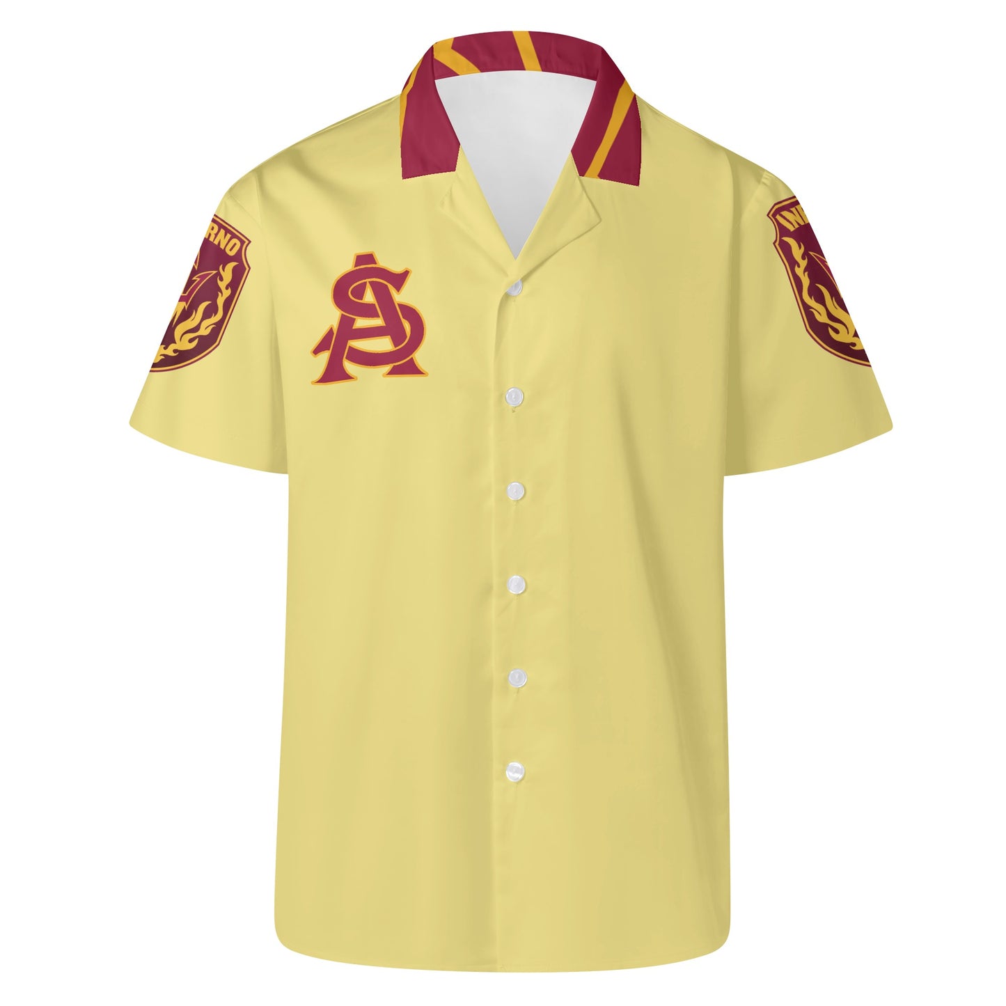 Sun Devil S.O.S Edition Mens Tan Hawaiian Shirt