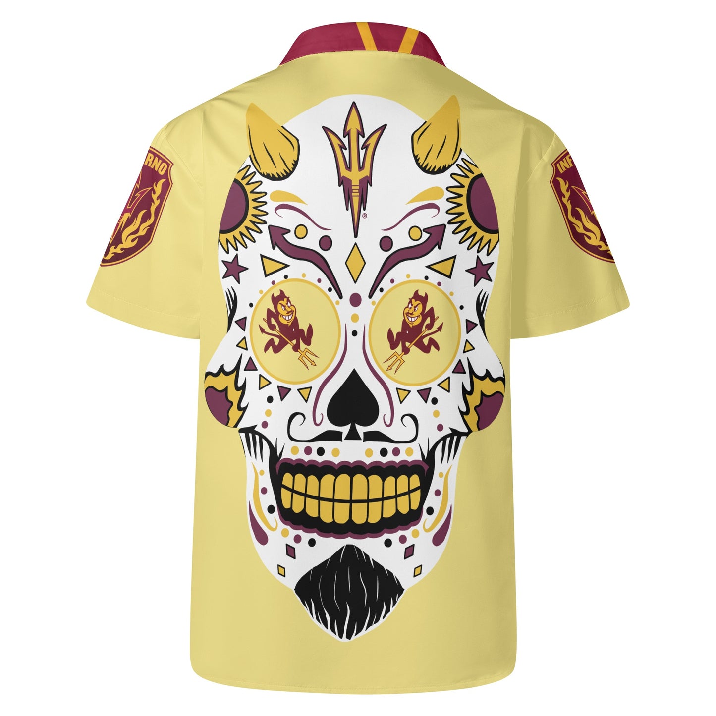 Sun Devil S.O.S Edition Mens Tan Hawaiian Shirt