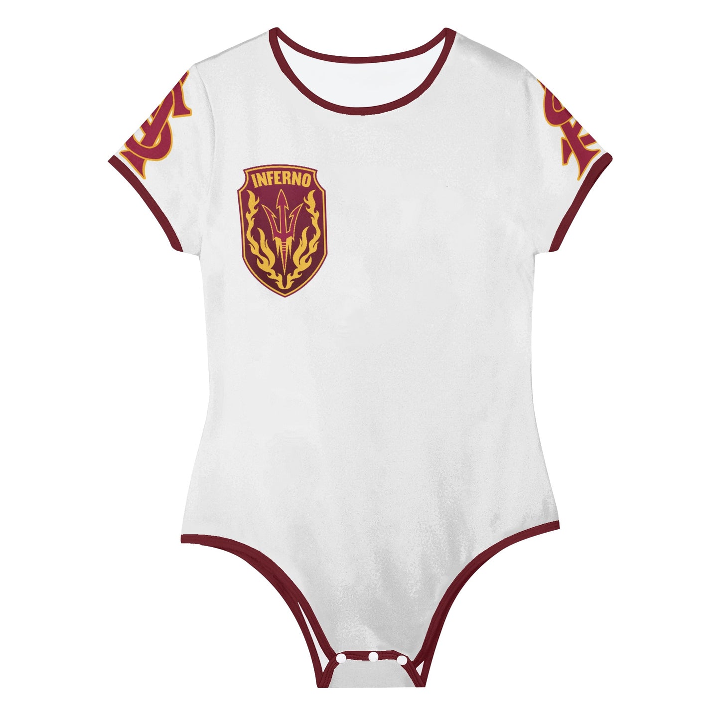 Sun Devil S.O.S White Edition Womens Soft Short Sleeve Bodysuit