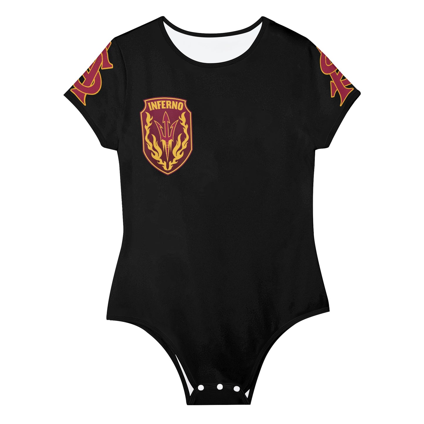 Sun Devil S.O.S Black Edition Womens Soft Short Sleeve Bodysuit