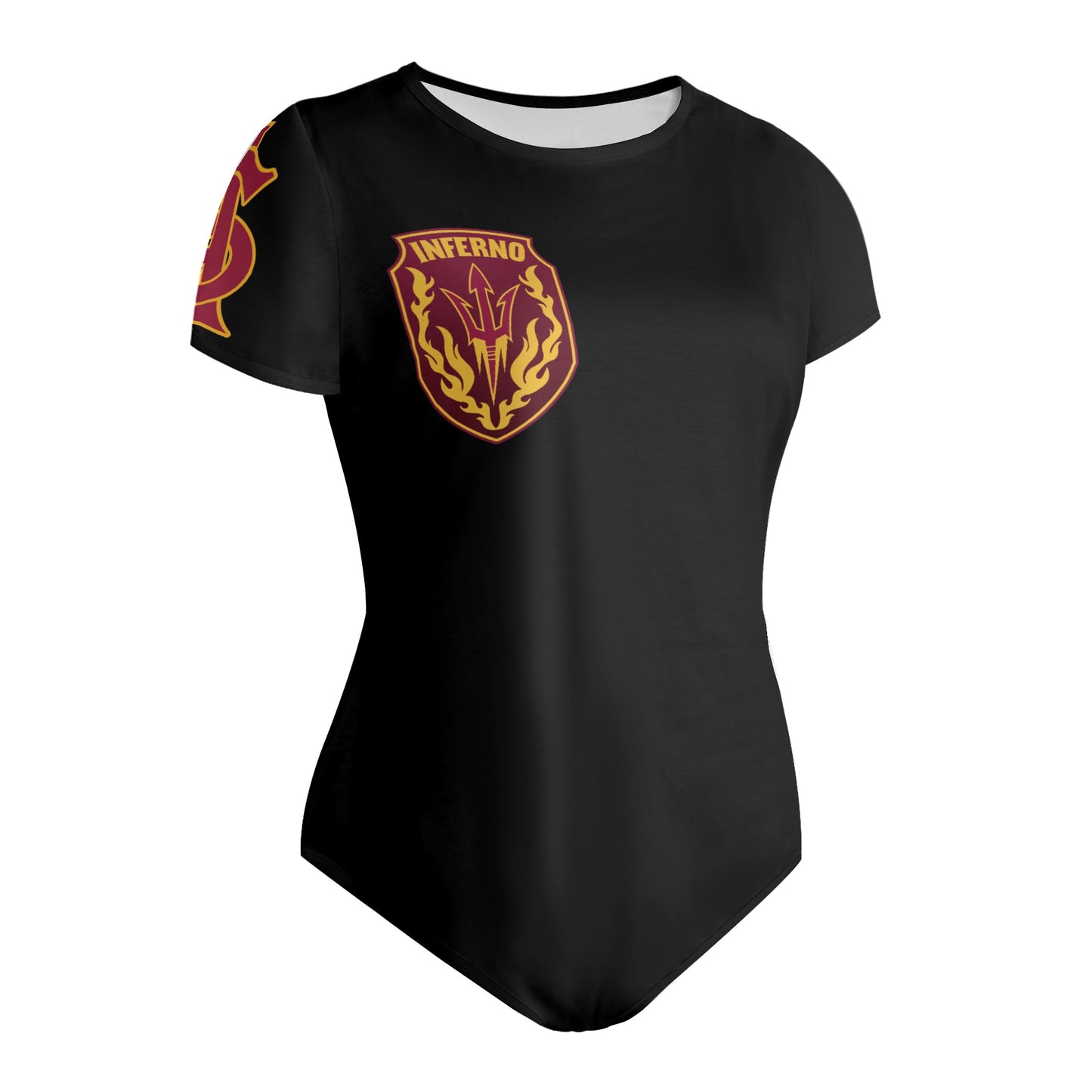 Sun Devil S.O.S Black Edition Womens Soft Short Sleeve Bodysuit