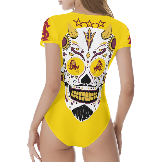 Sun Devil S.O.S Gold Edition Womens Soft Short Sleeve Bodysuit