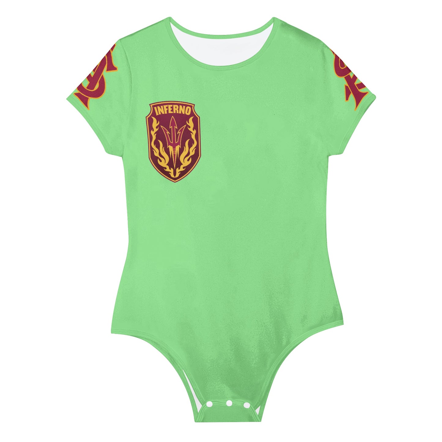 Sun Devil S.O.S Mint Green  Edition Womens Soft Short Sleeve Bodysuit