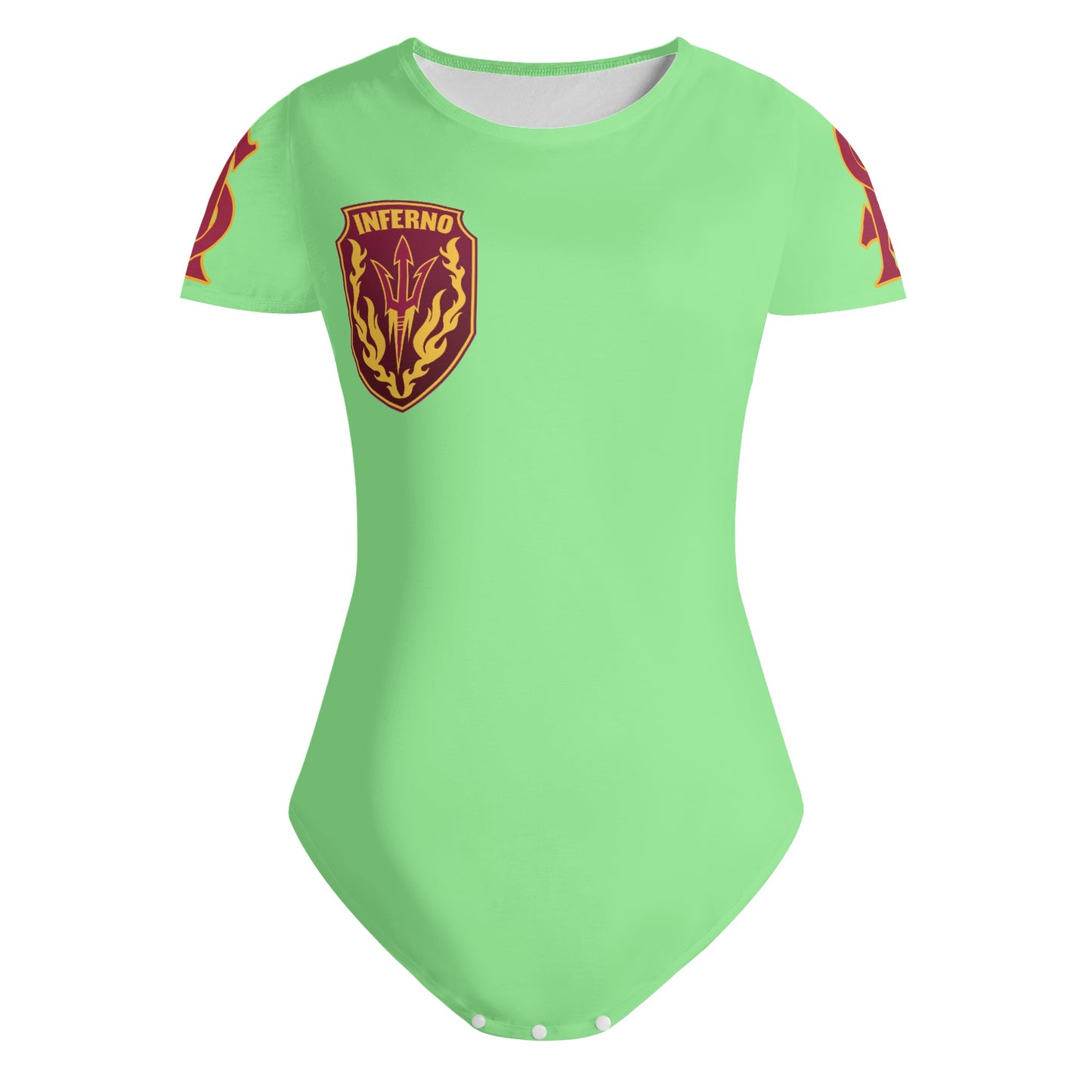 Sun Devil S.O.S Mint Green  Edition Womens Soft Short Sleeve Bodysuit