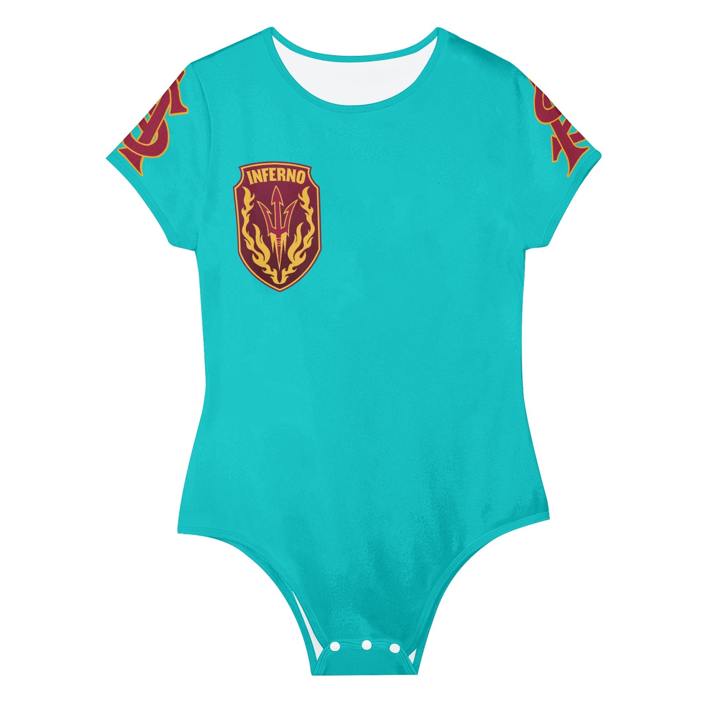 Sun Devil S.O.S Turquoise Edition Womens Soft Short Sleeve Bodysuit