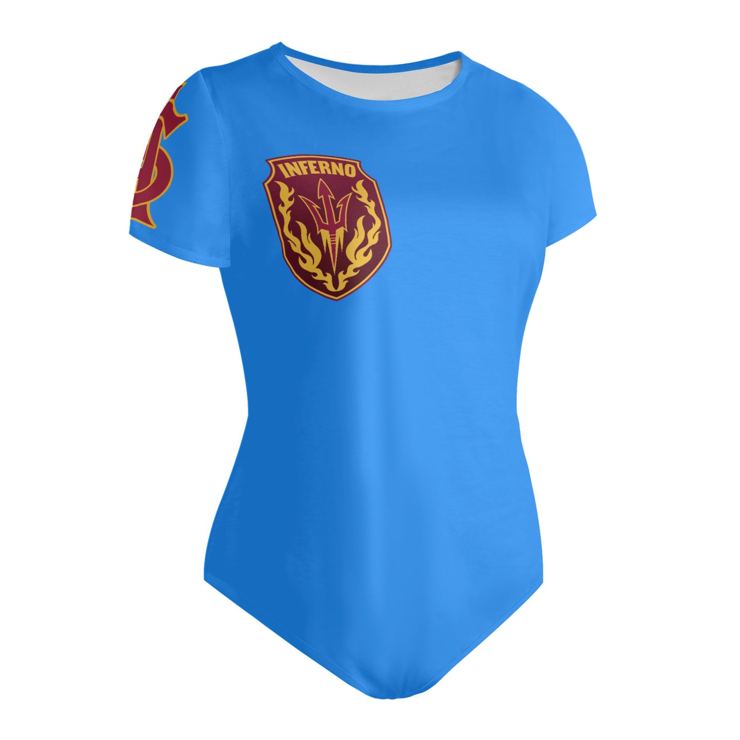 Sun Devil S.O.S Blue Edition Womens Soft Short Sleeve Bodysuit