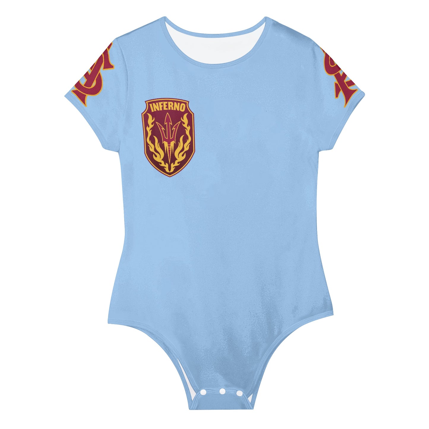 Sun Devil S.O.S Sky Blue Edition Womens Soft Short Sleeve Bodysuit