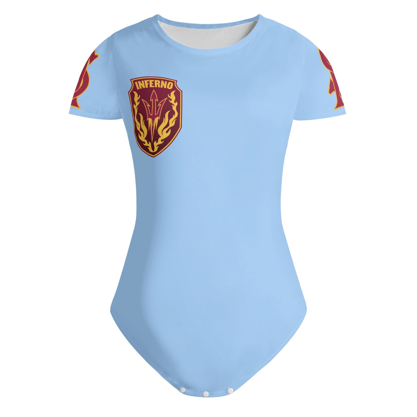 Sun Devil S.O.S Sky Blue Edition Womens Soft Short Sleeve Bodysuit