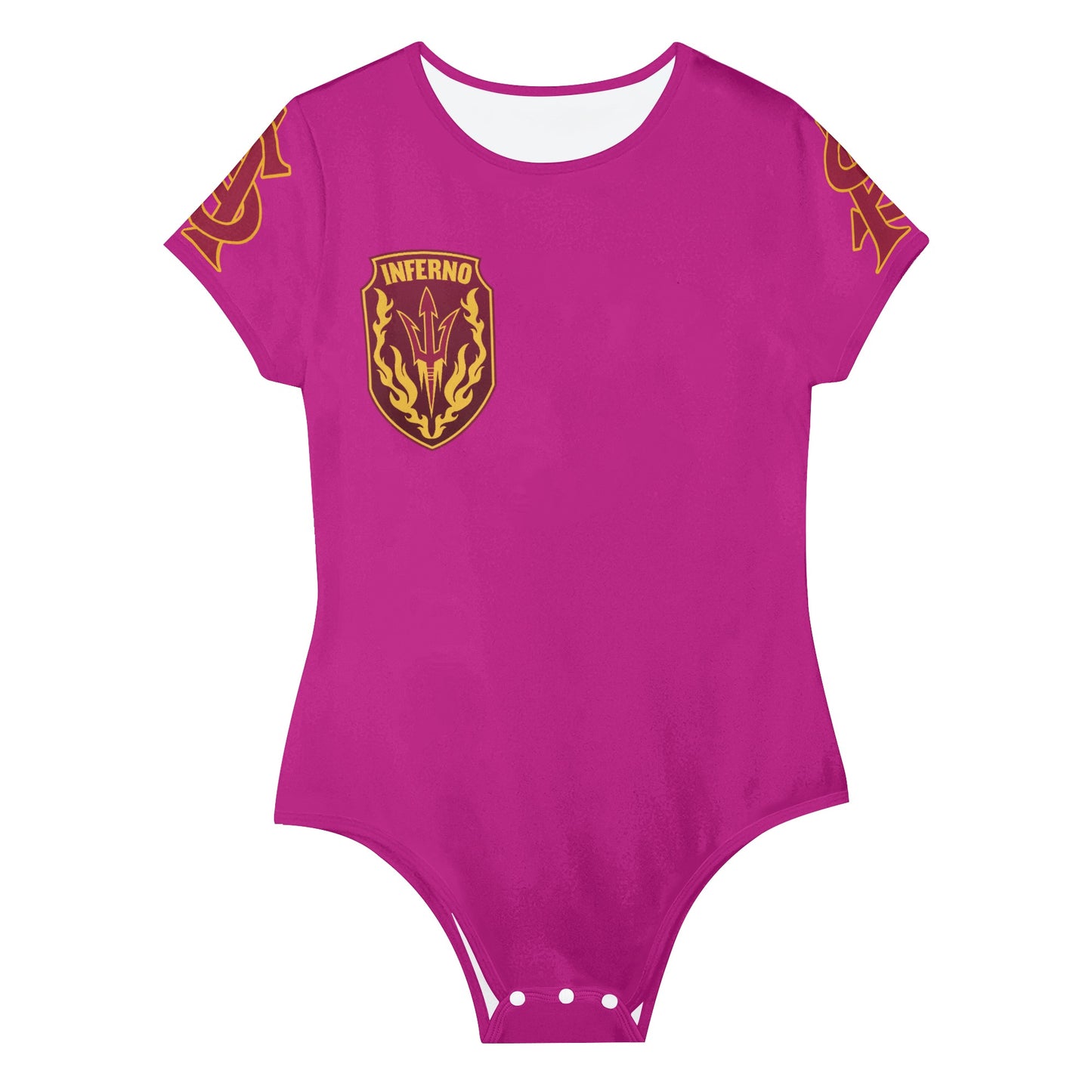 Sun Devil S.O.S Purple Edition Womens Soft Short Sleeve Bodysuit