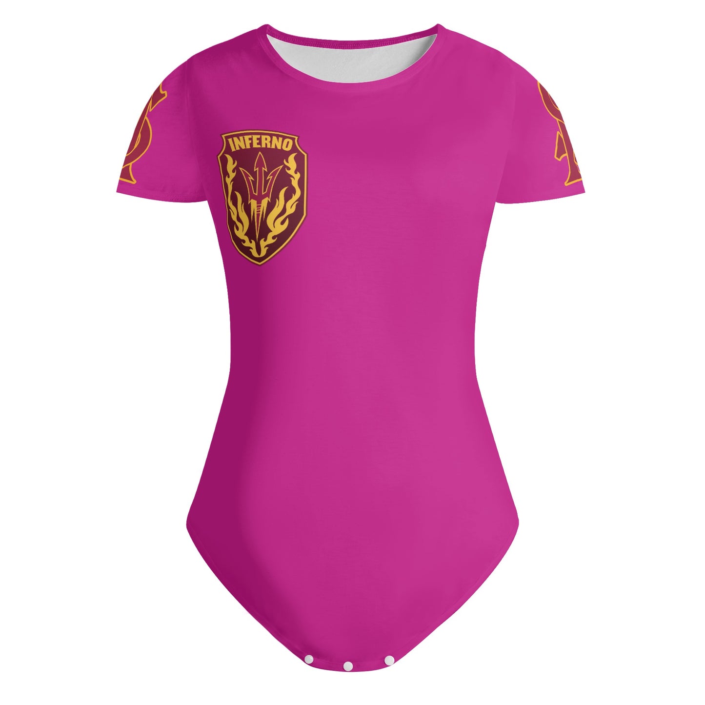 Sun Devil S.O.S Purple Edition Womens Soft Short Sleeve Bodysuit