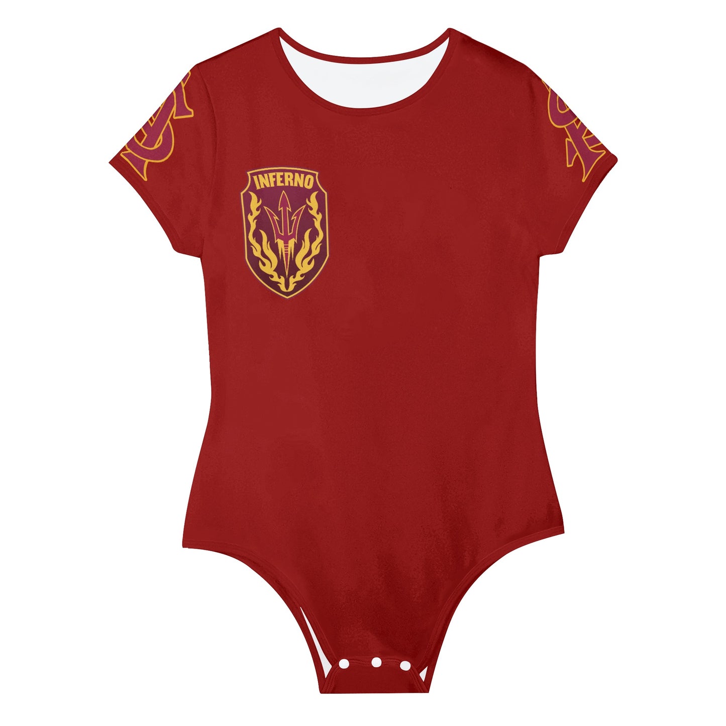 Sun Devil S.O.S Maroon Edition Womens Soft Short Sleeve Bodysuit