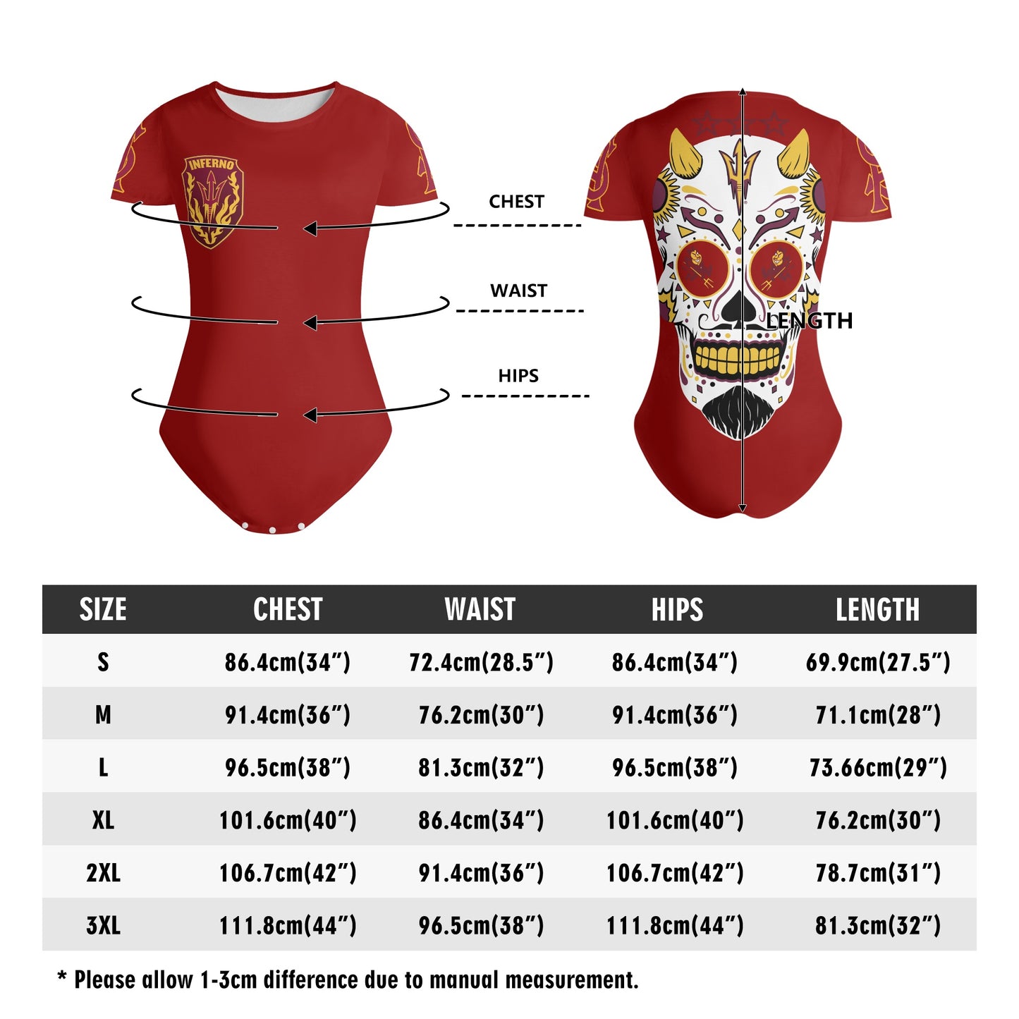 Sun Devil S.O.S Maroon Edition Womens Soft Short Sleeve Bodysuit