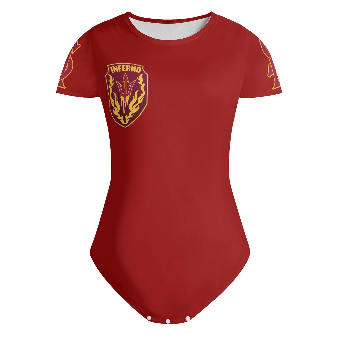 Sun Devil S.O.S Maroon Edition Womens Soft Short Sleeve Bodysuit