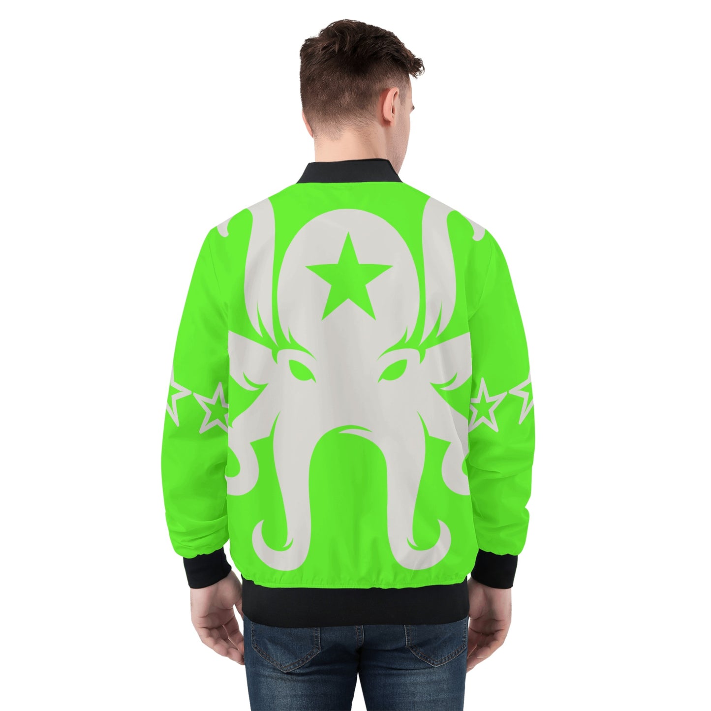 Star Kraken Mens Goo Green Zip Up Jacket